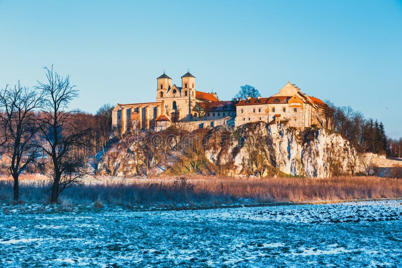 Benedictinekloster i Tyniec, Polen arkivbild Benedictinekloster i Tyniec, Polen arkivbild