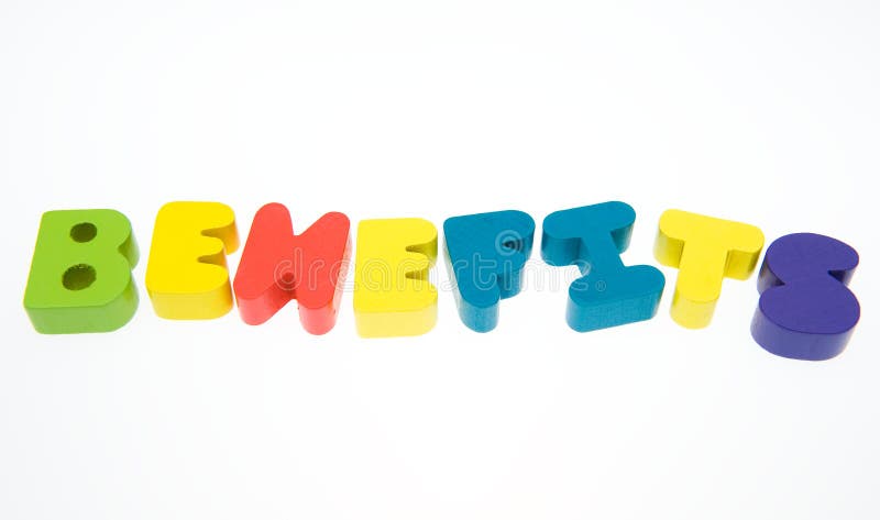Benefits royalty free stock photo
