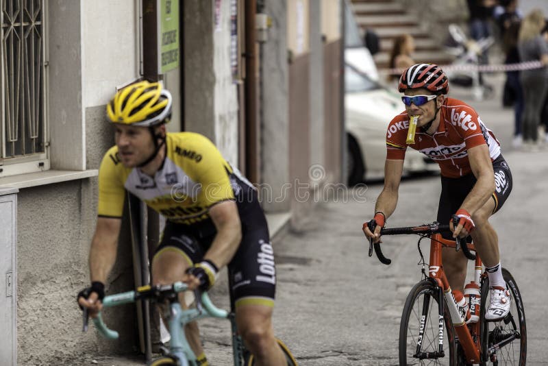 Benevento, 17th may 2015 - giro d'italia 2015 bicycle race royalty free stock photos Benevento, 17th may 2015 - giro d'italia 2015 bicycle race royalty free stock photos