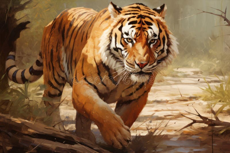 Wonderful 3D Tiger Wallpaper for iPhone 4