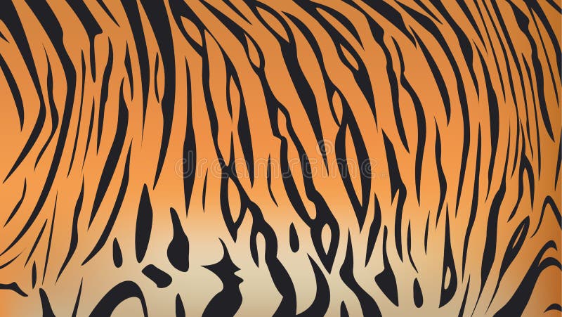 Bengal tiger stripe pattern