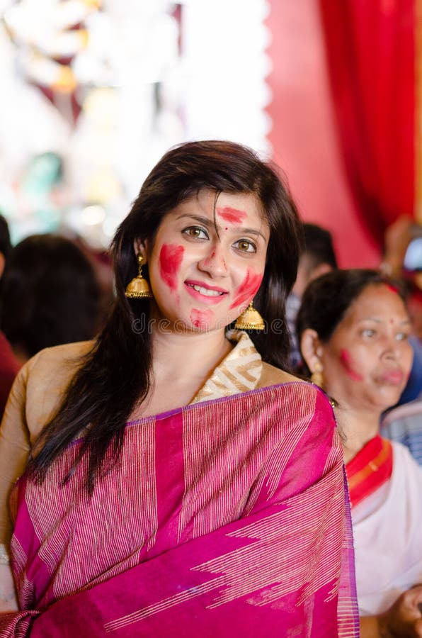 Sindur Khela, literally meaning 'vermillion game', is a Bengali