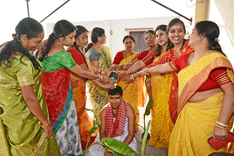 Bengali Marriage Rituals editorial stock photo. Image of ceremonies