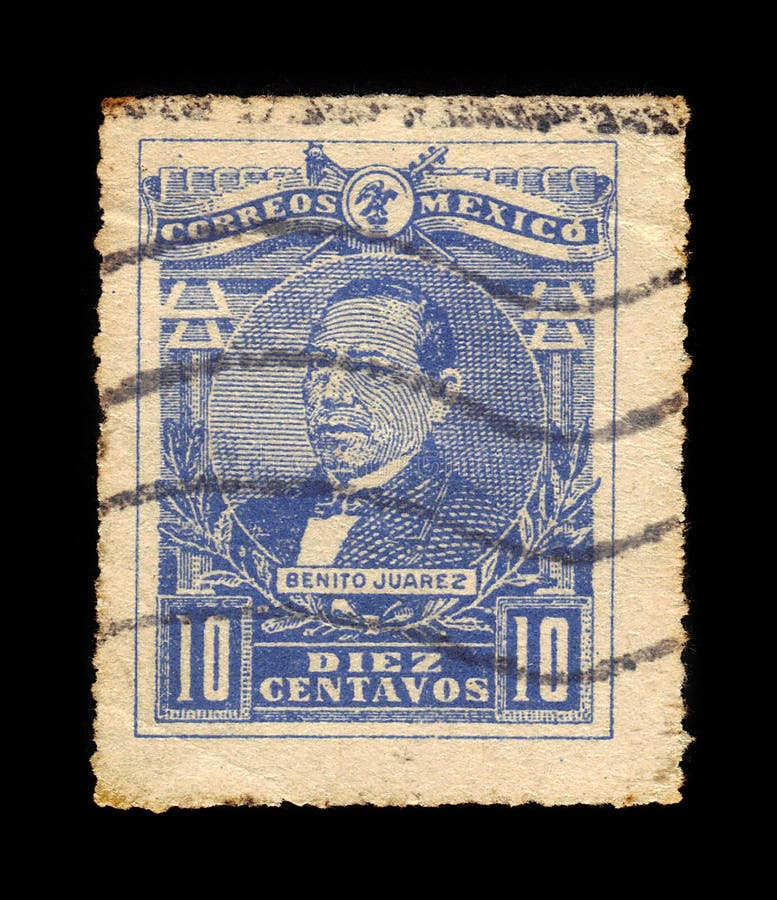 MEXICO - CIRCA 1915: a stamp printed in Mexico shows Benito Pablo Juarez Garcia, was a mexican lawyer and 26th President of Mexico, of Zapotec origin from Oaxaca, circa 1915. MEXICO - CIRCA 1915: a stamp printed in Mexico shows Benito Pablo Juarez Garcia, was a mexican lawyer and 26th President of Mexico, of Zapotec origin from Oaxaca, circa 1915