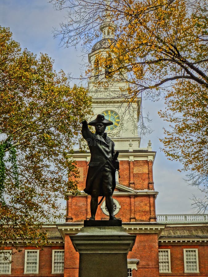 Benjamin franklin statue stock image. Image of statue 46186027