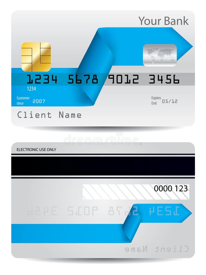 Laser Credit Card stock illustration. Illustration of business - 3555596