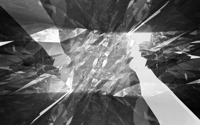 Bent crystal structures with rugged walls