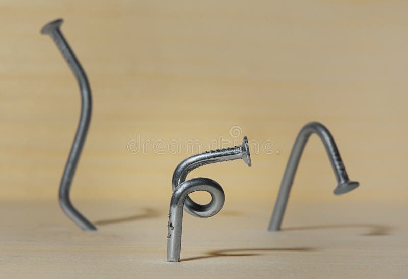 Bent Nails Stock Image Image 16304661