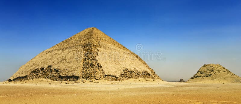 Bent Pyramid stock photography