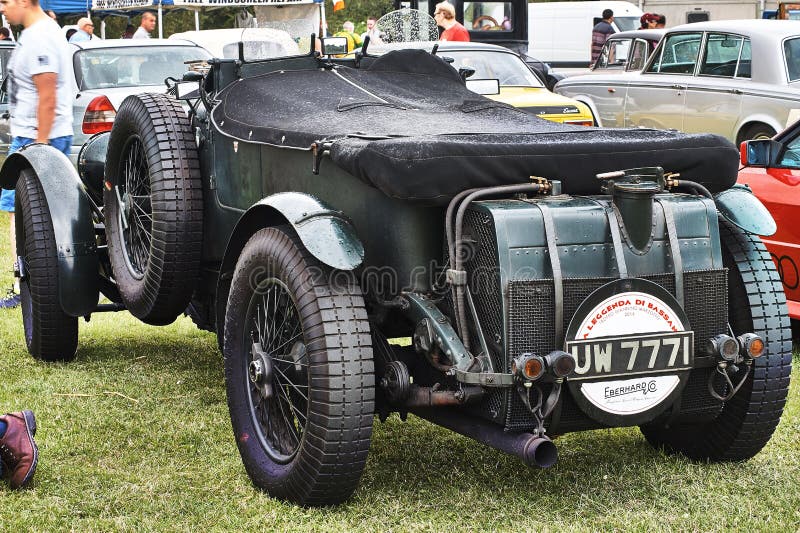 Bentley Lee Mans Serie Race fotografia de stock