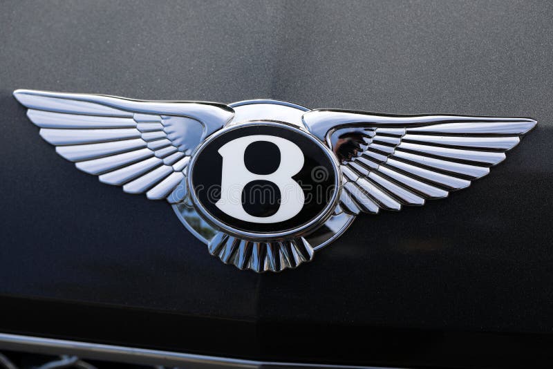 Bentley Logo on the Bonnet of a Black Car Editorial Photo - Image ...