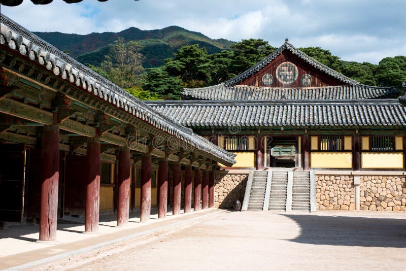 Beomeosa - Temples of Korea Stock Image - Image of mountains, temples ...