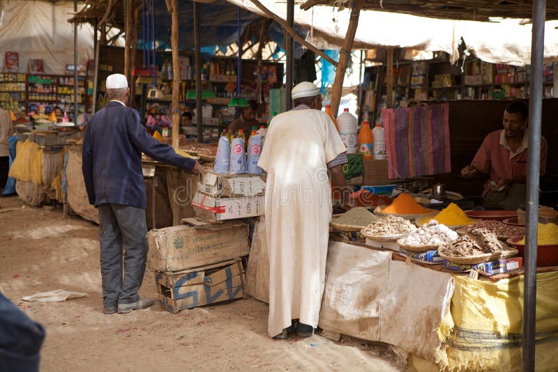 Berber men at the market stock photos Berber men at the market stock photos