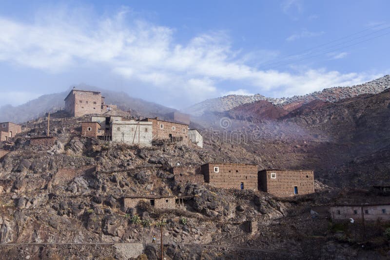 Berber village in Atlas. Morocco