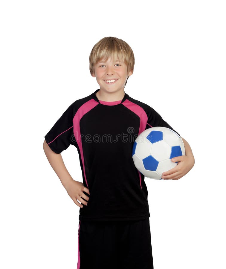 Bereiten Sie für das Spielen des Fußballs vor stockfoto Bereiten Sie für das Spielen des Fußballs vor stockfoto