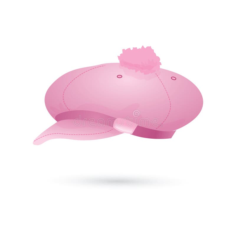 Beret. Vector Illustration Decorative Design Stock Vector