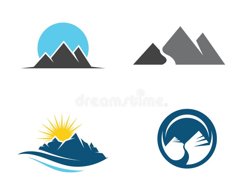 Mountain icon Logo Template Vector. Mountain icon Logo Template Vector