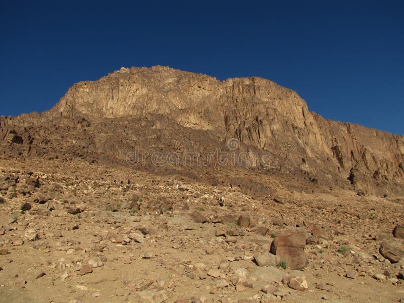 Berg Sinai redaktionelles stockfotografie. Bild von reisender - 43831962