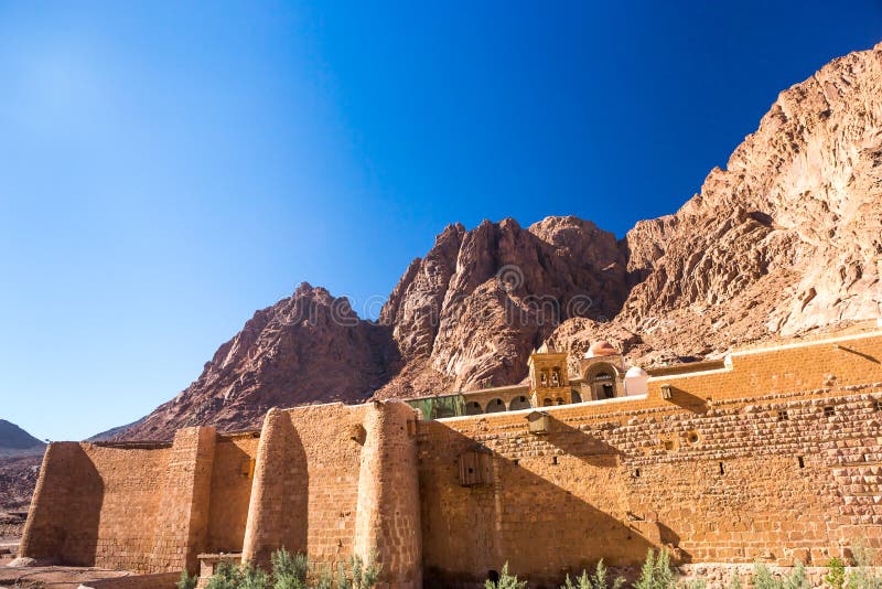 Berg Sinai, Berg Moses in Ägypten stockfotos Berg Sinai, Berg Moses in Ägypten stockfotos