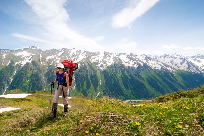 berg som trekking arkivbilder berg som trekking arkivbilder