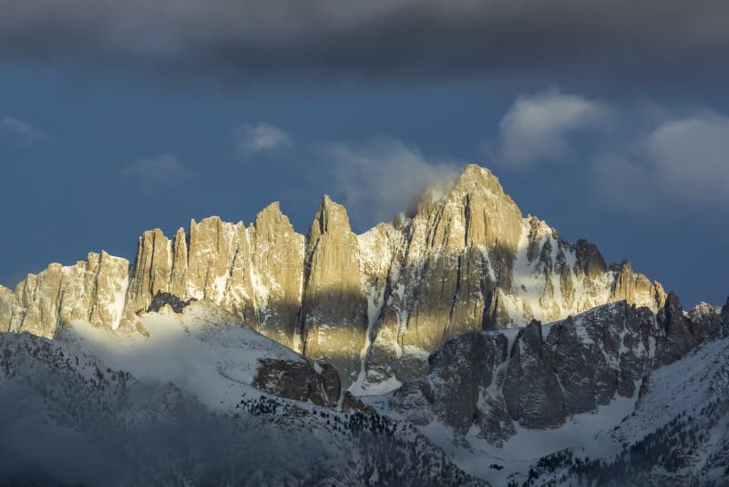 Berg Whitney Morning stockfoto Berg Whitney Morning stockfoto
