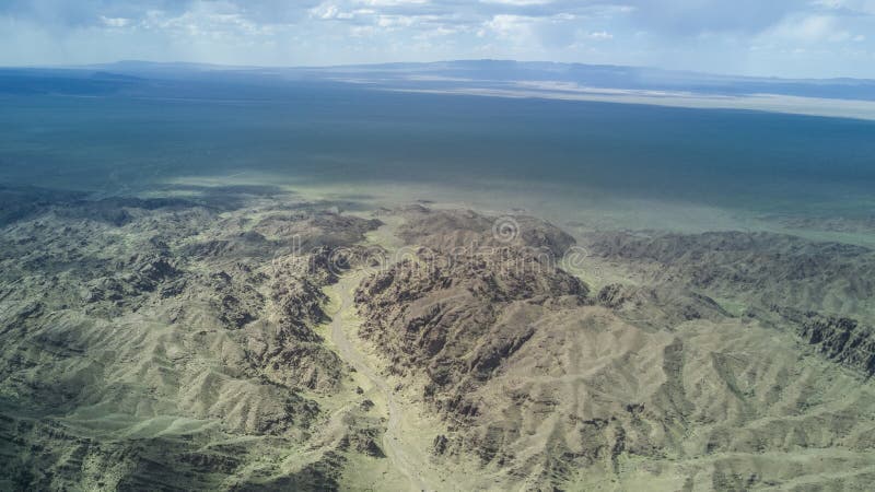 mountain view in the mongolian desert. High quality photo. mountain view in the mongolian desert. High quality photo