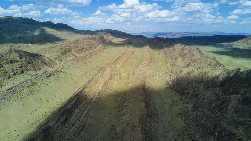 mountain view in the mongolian desert. High quality photo. mountain view in the mongolian desert. High quality photo