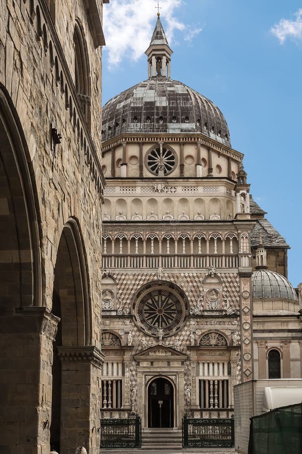 Bergame, Cappella Colleoni image libre de droits Bergame, Cappella Colleoni image libre de droits