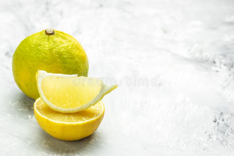 Bergamot. fresh bergamot fruit, Kaffir Lime, Citrus bergamia. on a light background. banner, menu, recipe place for text, top view royalty free stock images