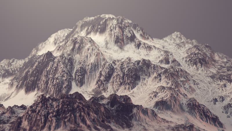 Berge abgedeckt mit Schnee lizenzfreie abbildung Berge abgedeckt mit Schnee lizenzfreie abbildung