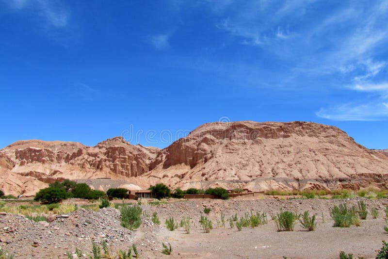 Berge Valle Quitor in Atacama stockbild Berge Valle Quitor in Atacama stockbild