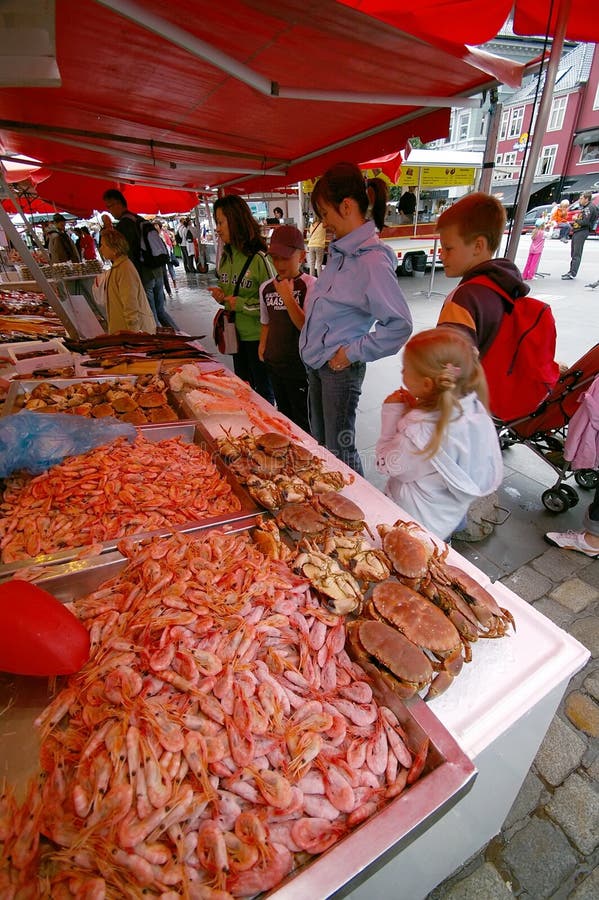Street of Bergen, Norway. stock photo. Image of narrow 2997156