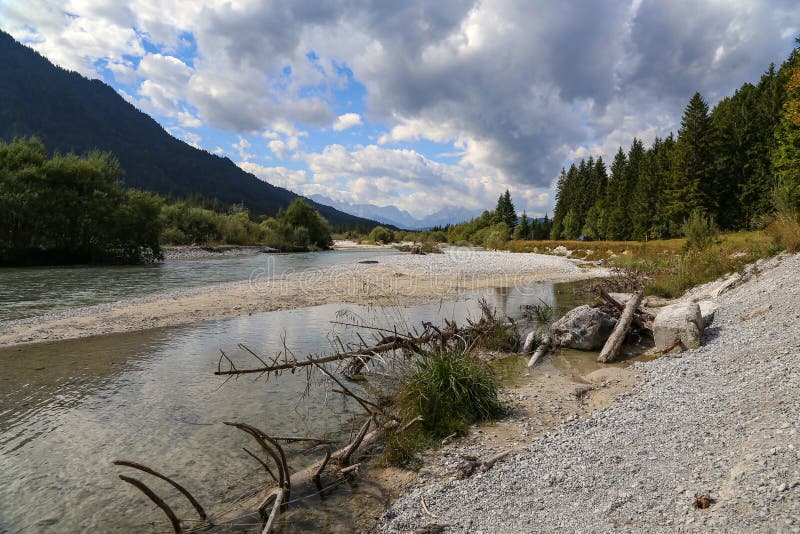 Leinwandbild Berglandschaft Watzmann - Bayerische Alpen Mit Maria Gern Kirche 170x80cm