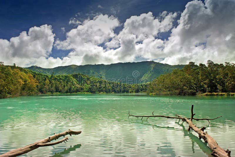 Bergmeer royalty-vrije stock foto