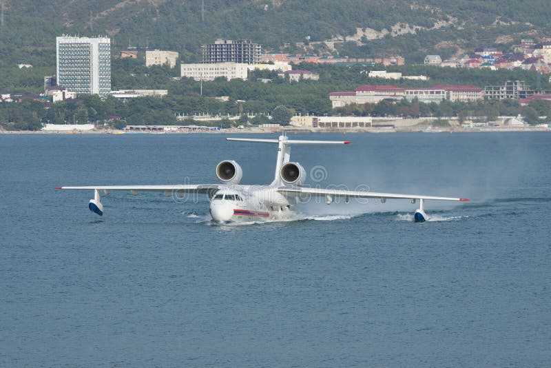 Beriev Be-200 Aircraft Forced an Emergency Landing at Sea 