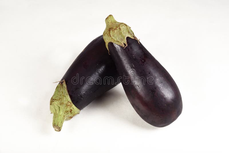 Berinjela Healthy Vegetable Leguminous Eggplant of Natural Purple Color  Isolated on White Background Stock Photo - Image of fresh, brinjal:  177267680