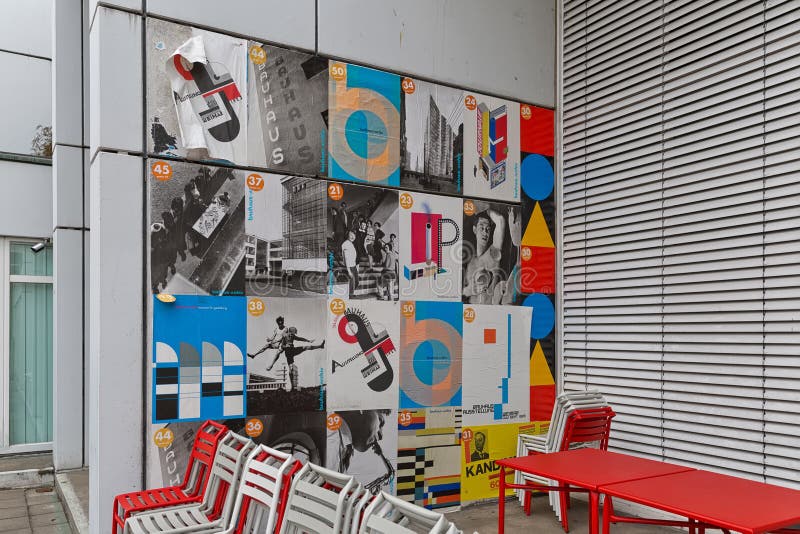 BERLIJN, DUITSLAND - JULI 2015: Bauhaus Archiv in Berlin German stock foto BERLIJN, DUITSLAND - JULI 2015: Bauhaus Archiv in Berlin German stock foto