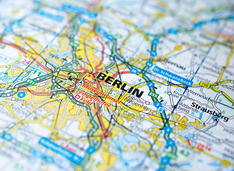 Berlijn op kaart