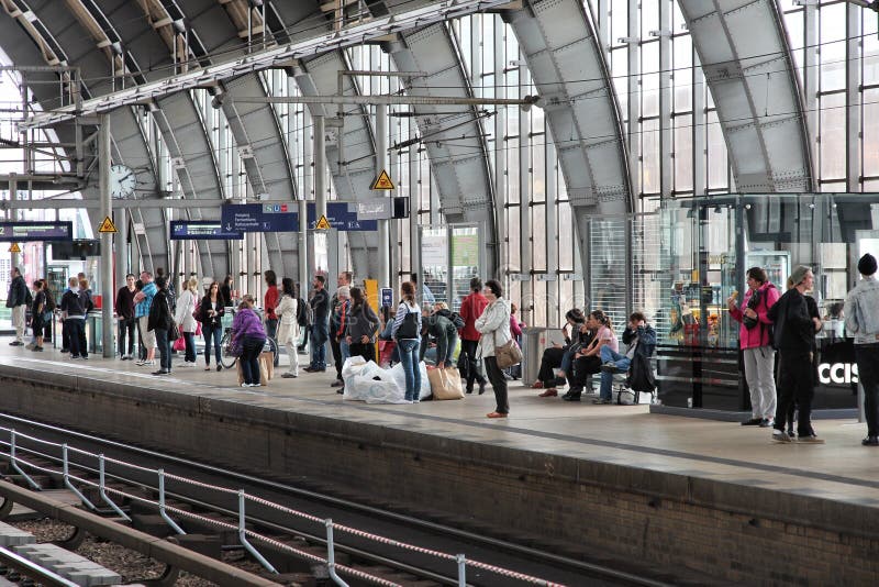Berlin Alexanderplatz station royalty free stock photo