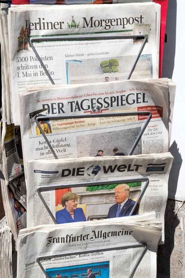 German newspaper stand Berlin royalty free stock image German newspaper stand Berlin royalty free stock image