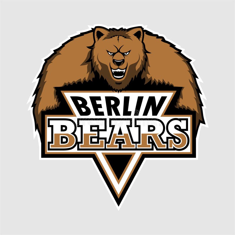 Berlin Bears games illustration vector 2