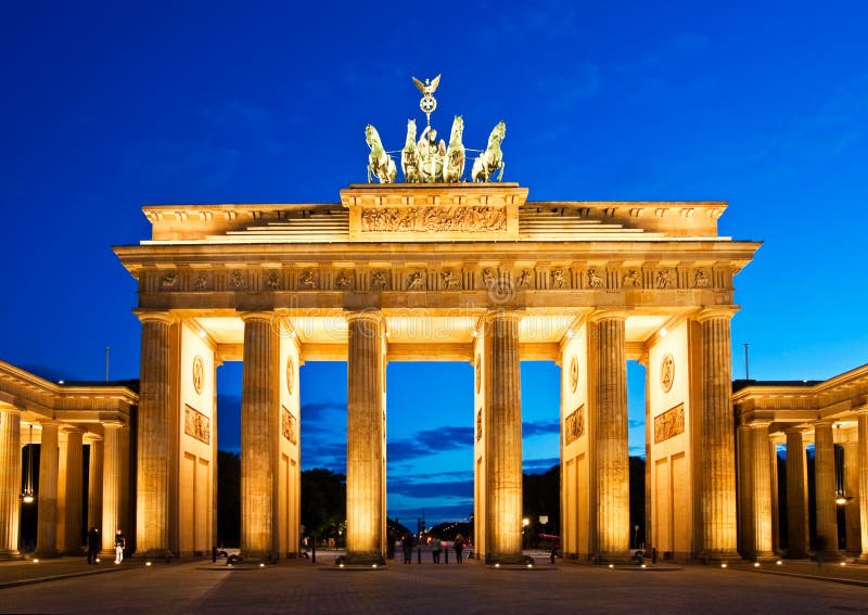 Berlin brama Brandenburg zdjęcia stock
