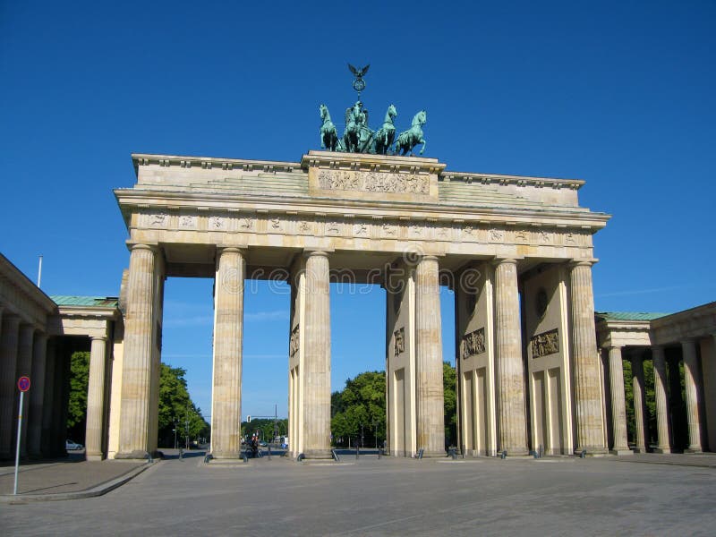 Berlin brama Brandenburg zdjęcia stock