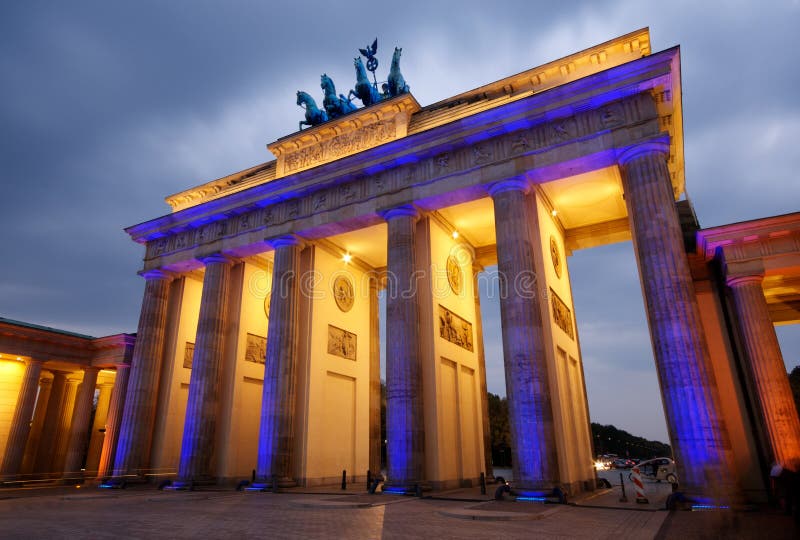 Berlin brandenberg bramy obraz stock