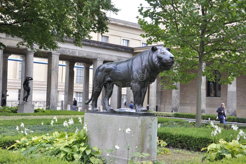 Berlin, Germanyaugust 27Lion Statue of Pergamon Museum from Berlin in
