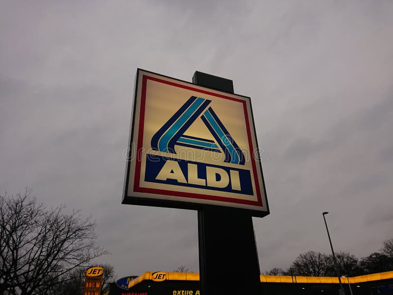 Aldi discount supermarket emblem royalty free stock photos Aldi discount supermarket emblem royalty free stock photos