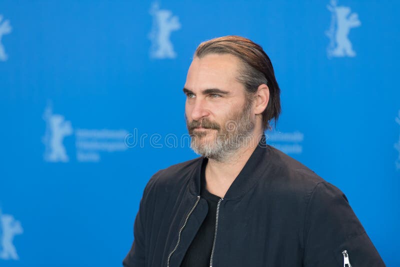 Actor Joaquin Phoenix poses during Berlinale 2018