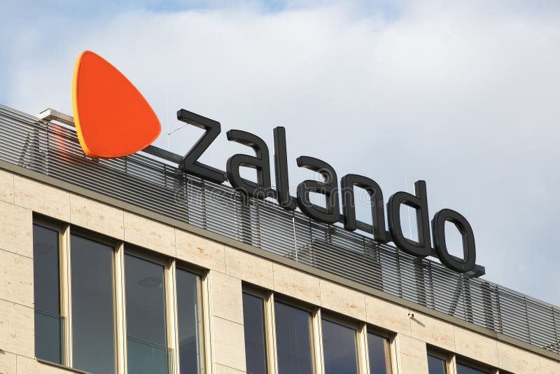Zalando retailer logo editorial photography. Image of retailing - 119574047