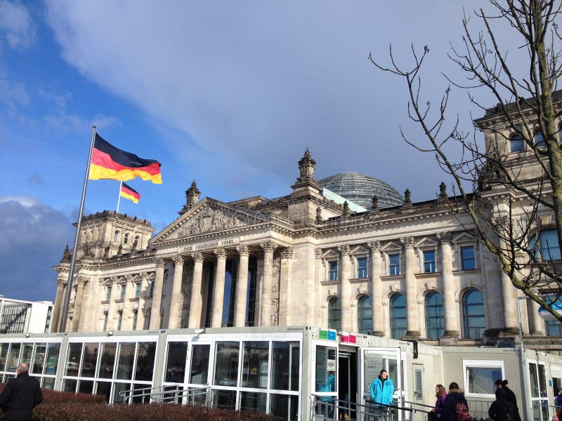 REICHTAG GERMAN PARLIAMENT BUILDING BERLIN GERMANY royalty free stock photography REICHTAG GERMAN PARLIAMENT BUILDING BERLIN GERMANY royalty free stock photography