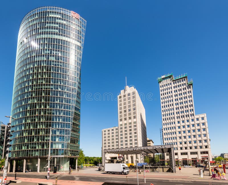 Potsdamer Platz is the Financial District of Berlin, Germany Editorial Stock Photo Image of